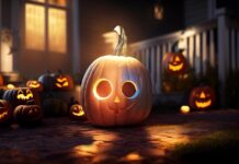 Jedna strefa Halloween zamiast dekorować mieszkanie