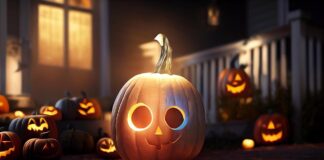 Jedna strefa Halloween zamiast dekorować mieszkanie